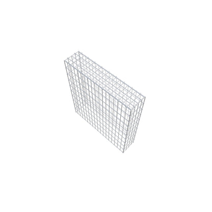 Gabião Tipo 3 100 cm x 90 cm x 20 cm (C x A x P), malhagem 5 cm x 10 cm, anel C