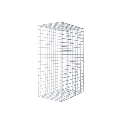 Mounted gabion type 2 100 cm x 60 cm x 40 cm (L x H x D), mesh size 5 cm x 5 cm, C-ring