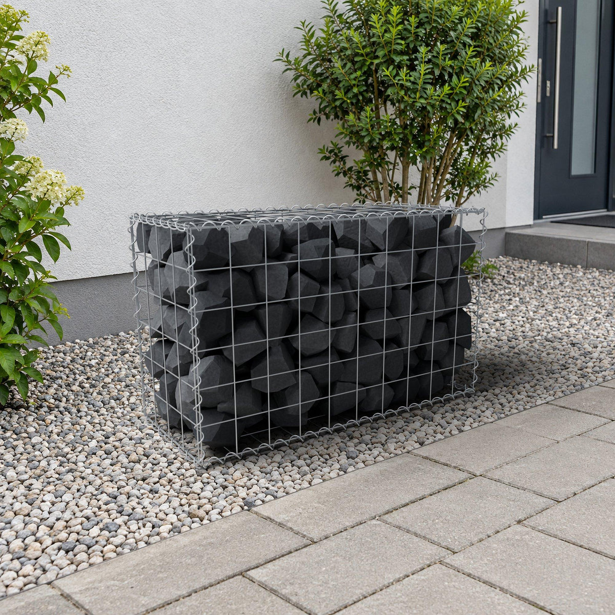Gabion 100 cm x 60 cm x 40 cm (L x H x P), mailles 10 cm x 10 cm, spirale