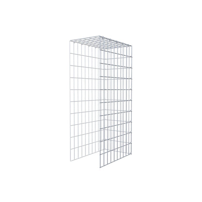 Anbaugabione Typ 4 100 cm x 50 cm x 30 cm (L x H x T), Maschenweite 5 cm x 10 cm, C-Ring