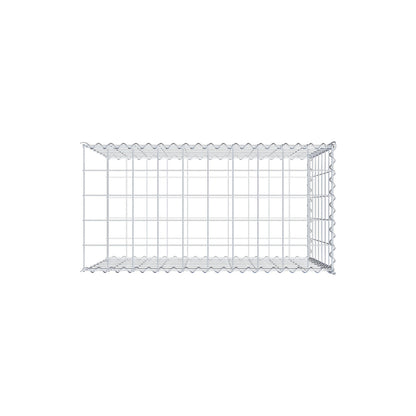 Gabion rapporté type 2 100 cm x 70 cm x 50 cm (L x H x P), mailles 10 cm x 10 cm, spirale