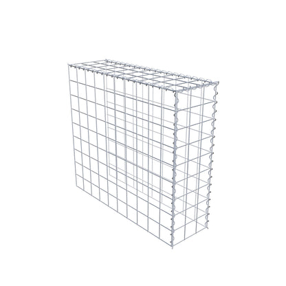 Grown-on gabion type 4 100 cm x 90 cm x 30 cm (L x H x D), mesh size 10 cm x 10 cm, spiral