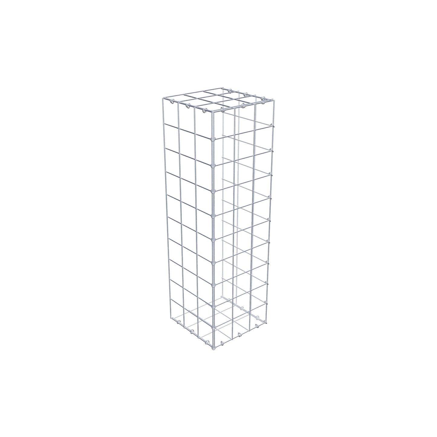 Extra gabion typ 2 100 cm x 30 cm x 30 cm (L x H x D), maskstorlek 10 cm x 10 cm, C-ring
