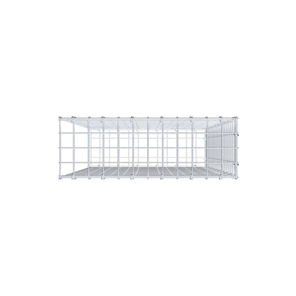 Fourche rapportée type 2 100 cm x 60 cm x 20 cm (L x H x P), mailles 5 cm x 5 cm, anneau C