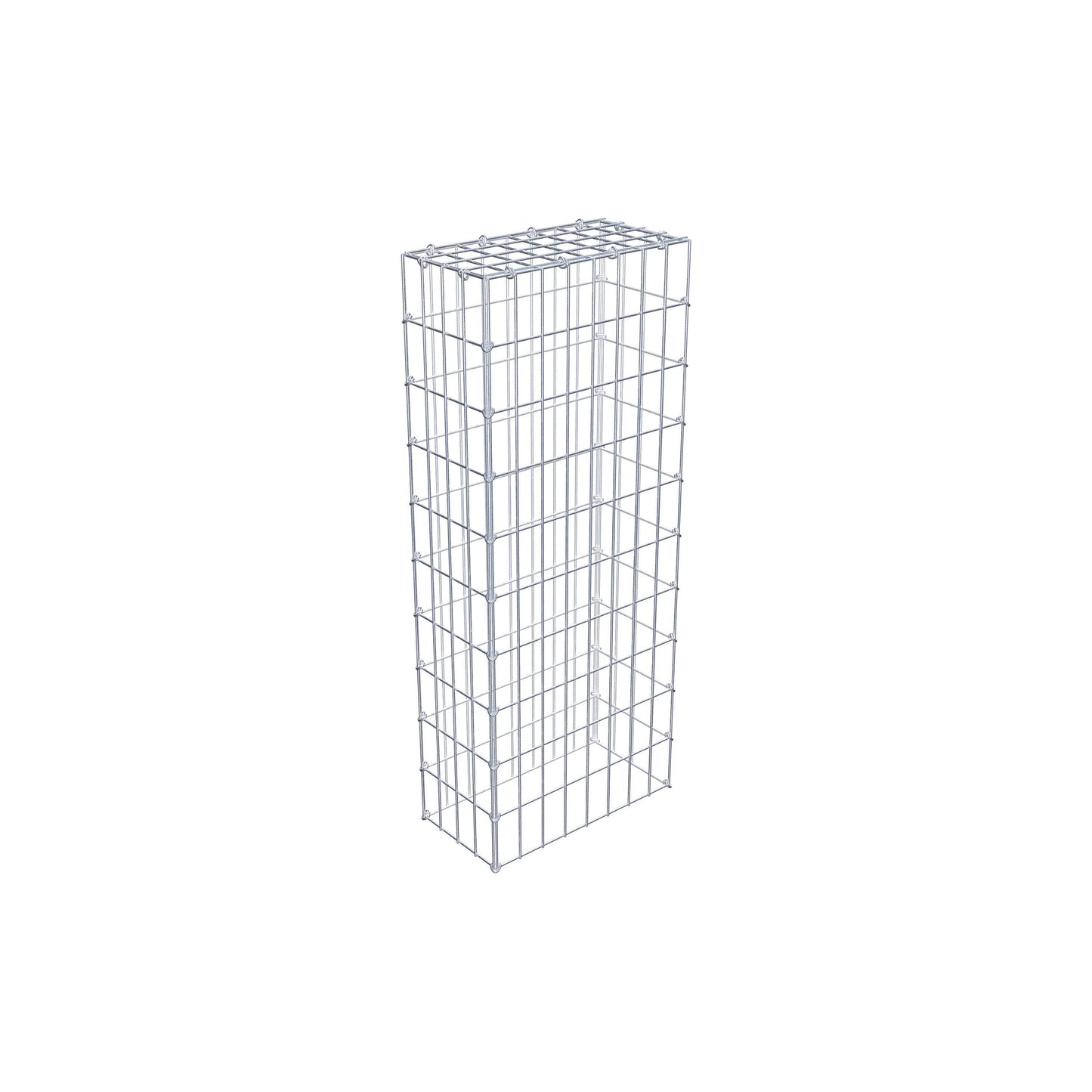 Fourche rapportée type 3 100 cm x 20 cm x 40 cm (L x H x P), mailles 5 cm x 10 cm, anneau C