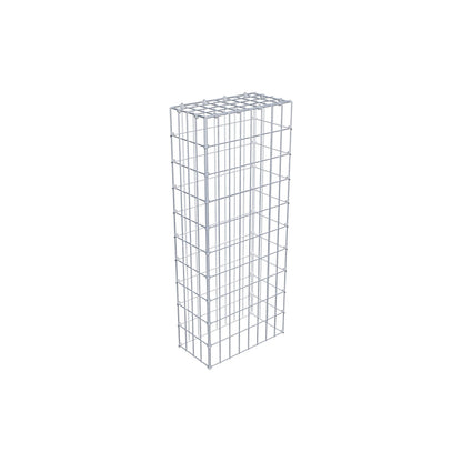 Fourche rapportée type 3 100 cm x 20 cm x 40 cm (L x H x P), mailles 5 cm x 10 cm, anneau C