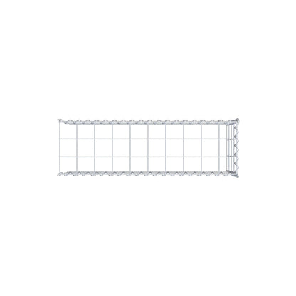 Gabion rapporté type 4 100 cm x 40 cm x 30 cm (L x H x P), mailles 10 cm x 10 cm, spirale