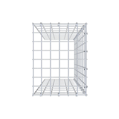Gavión complementario de tipo 4 100 cm x 30 cm x 40 cm (L x A x P), malla 5 cm x 10 cm, anillo en C