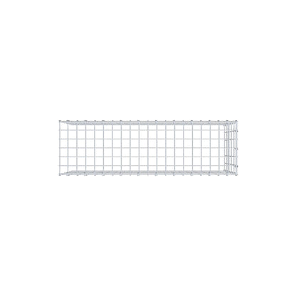 Anbaugabione Typ 4 100 cm x 50 cm x 30 cm (L x H x T), Maschenweite 5 cm x 10 cm, C-Ring
