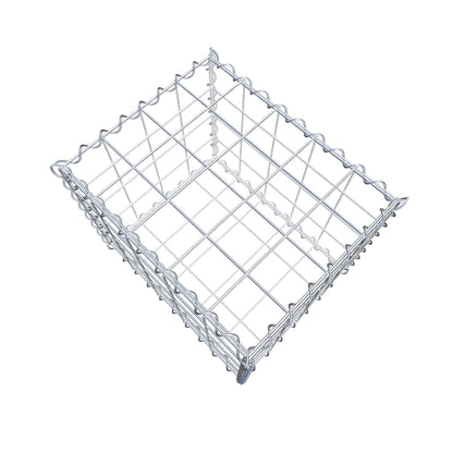 Gabion 50 cm x 40 cm x 40 cm (L x H x D), maskestørrelse 10 cm x 10 cm, spiral