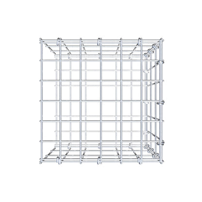 Anbaugabione Typ 2 30 cm x 30 cm x 30 cm, Maschenweite 5 cm x 10 cm, C-Ring