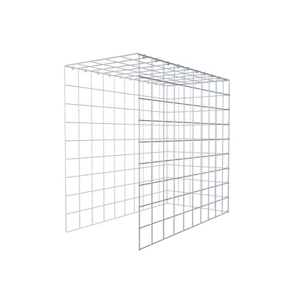 Gavión adicional tipo 4 100 cm x 90 cm x 50 cm (L x A x P), malla 10 cm x 10 cm, anillo en C