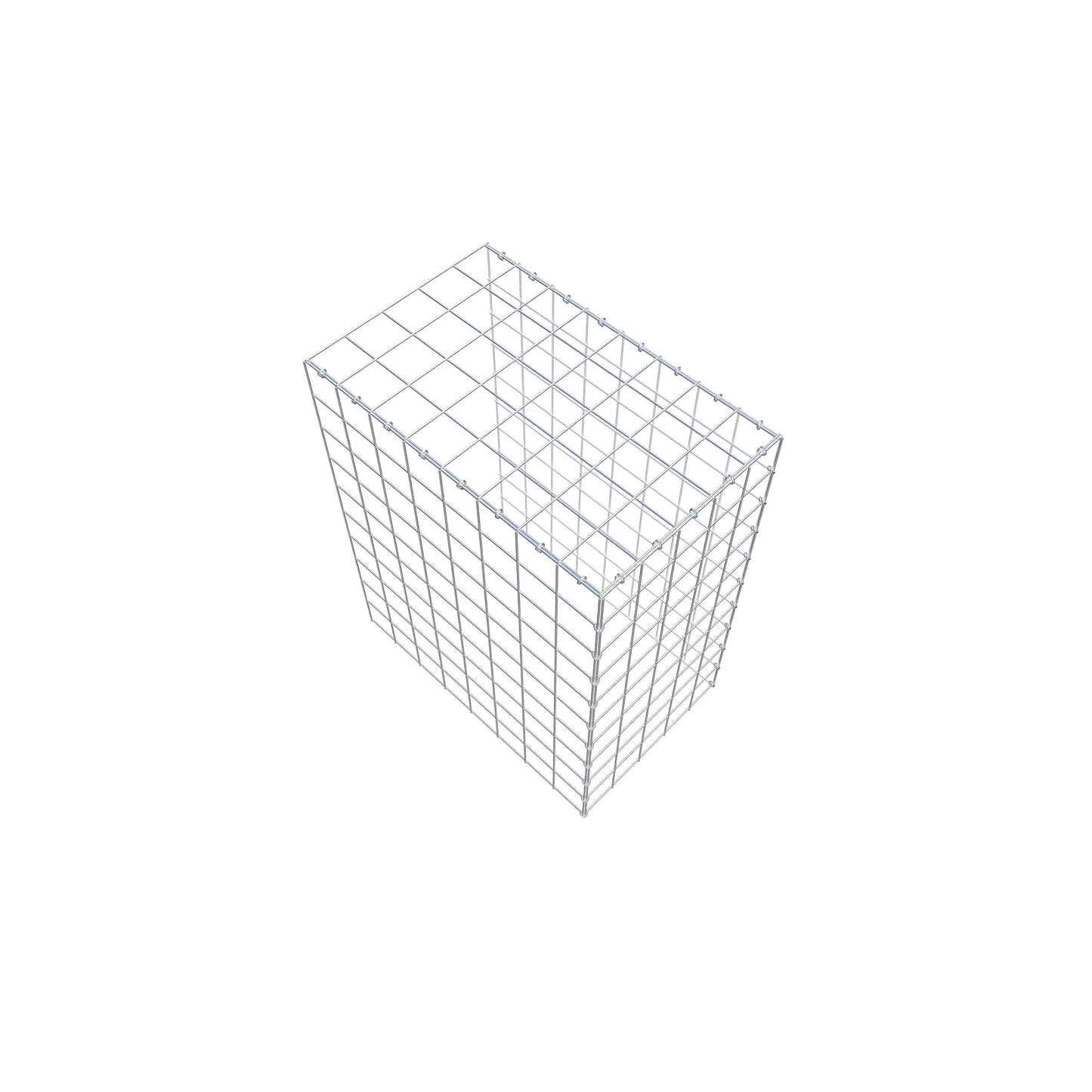 Gabião Tipo 4 100 cm x 80 cm x 50 cm (C x A x P), malhagem 10 cm x 10 cm, anel C