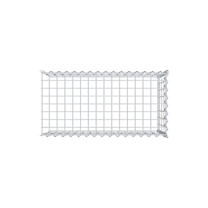Extra gabion typ 4 80 cm x 40 cm x 40 cm (L x H x D), maskstorlek 5 cm x 10 cm, spiral