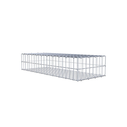 Gabion 100 cm x 20 cm x 40 cm (L x H x D), maskestørrelse 5 cm x 10 cm, C-ring