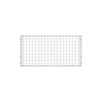 Monteret gabion type 3 100 cm x 20 cm x 50 cm (L x H x D), maskestørrelse 5 cm x 10 cm, C-ring