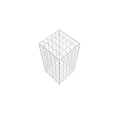 Gabione 100 cm x 50 cm x 50 cm (L x H x T), Maschenweite 10 cm x 10 cm, C-Ring