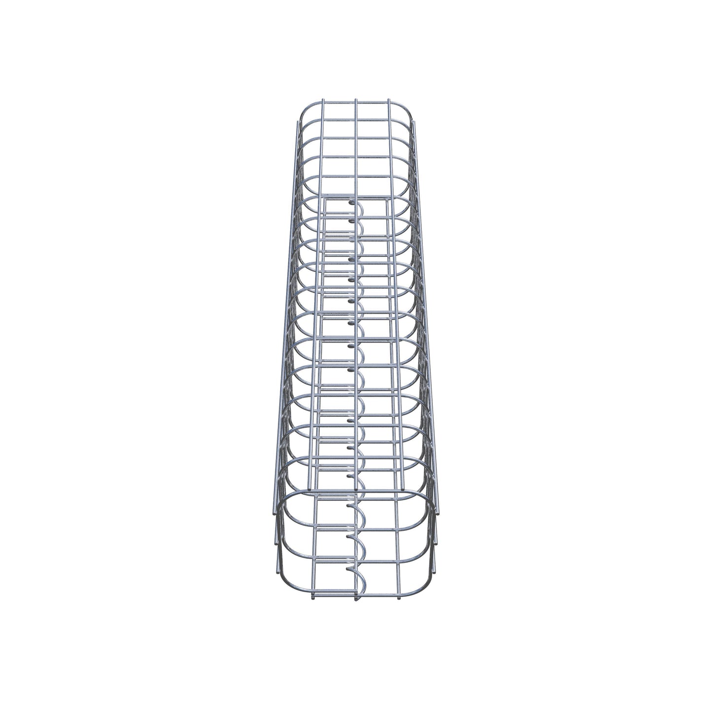 Gabionpelare fyrkant 17 cm x 17 cm, 80 cm hög, MW 5 cm x 5 cm