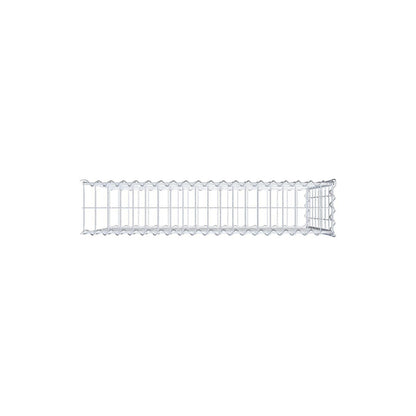 Opvokset gabion type 2 100 cm x 80 cm x 20 cm (L x H x D), maskestørrelse 5 cm x 10 cm, spiral