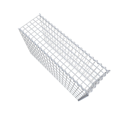 Gabbione aggiuntivo tipo 4 100 cm x 60 cm x 30 cm (L x H x P), dimensione maglia 5 cm x 10 cm, a spirale