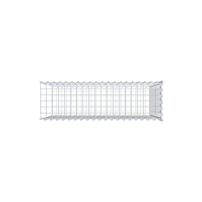 Gavión adulto tipo 2 100 cm x 70 cm x 30 cm (largo x alto x profundidad), tamaño de malla 5 cm x 5 cm, espiral