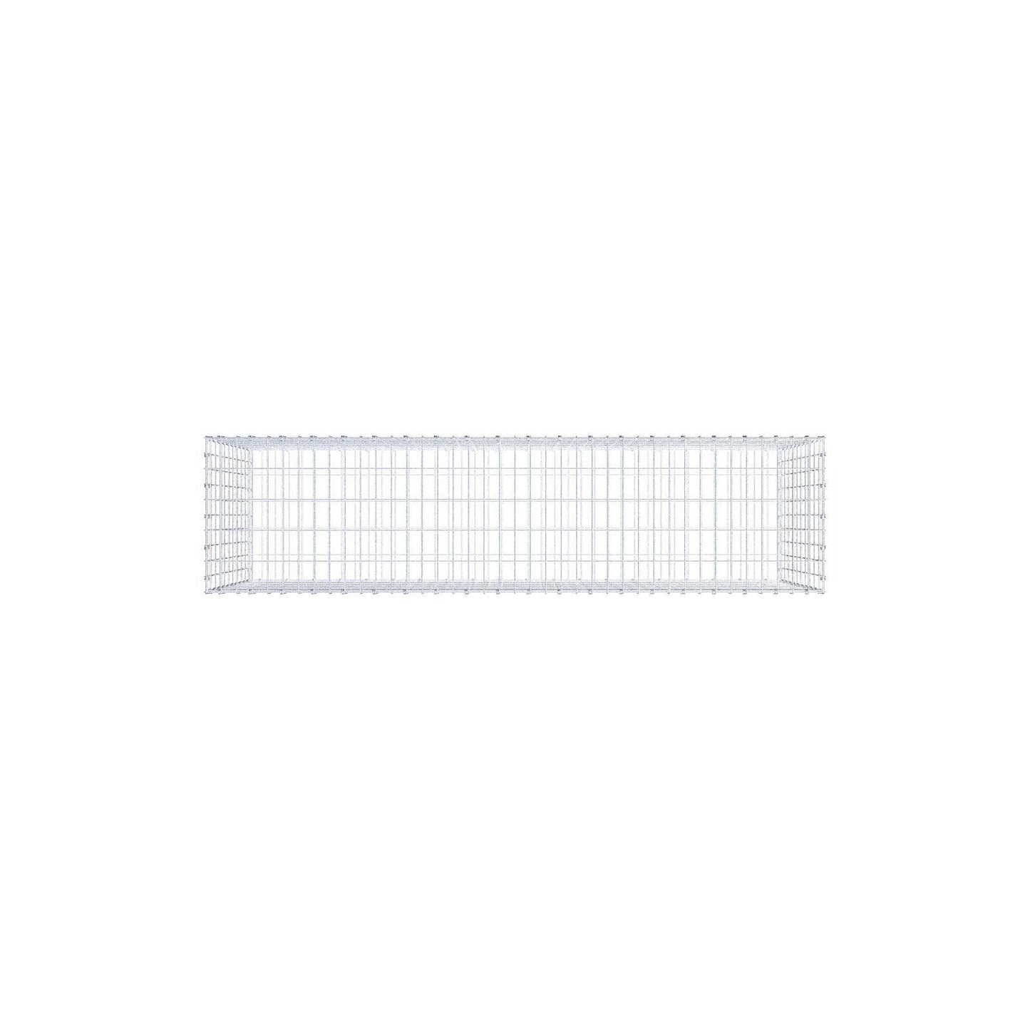Schanskorf 200 cm x 100 cm x 50 cm (L x H x D), maaswijdte 5 x 10 cm, spiraalring