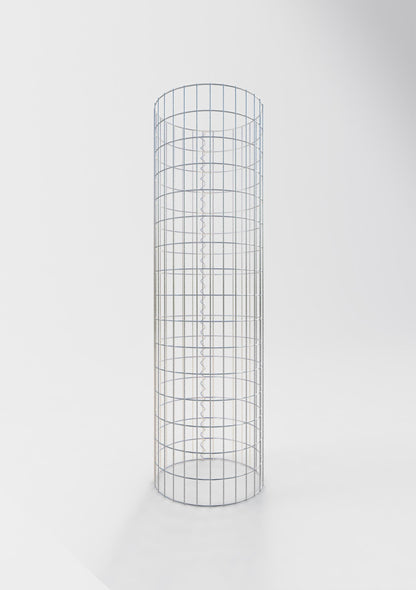 Gabionensäule rund 47 cm Durchmesser, 160 cm Höhe, Maschenweite 5 cm x 10 cm