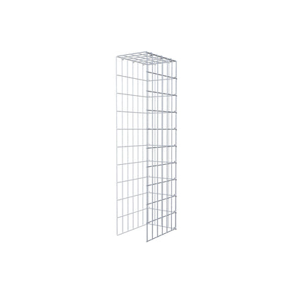 Gabião Tipo 4 100 cm x 30 cm x 20 cm (C x A x P), malhagem 5 cm x 10 cm, anel C