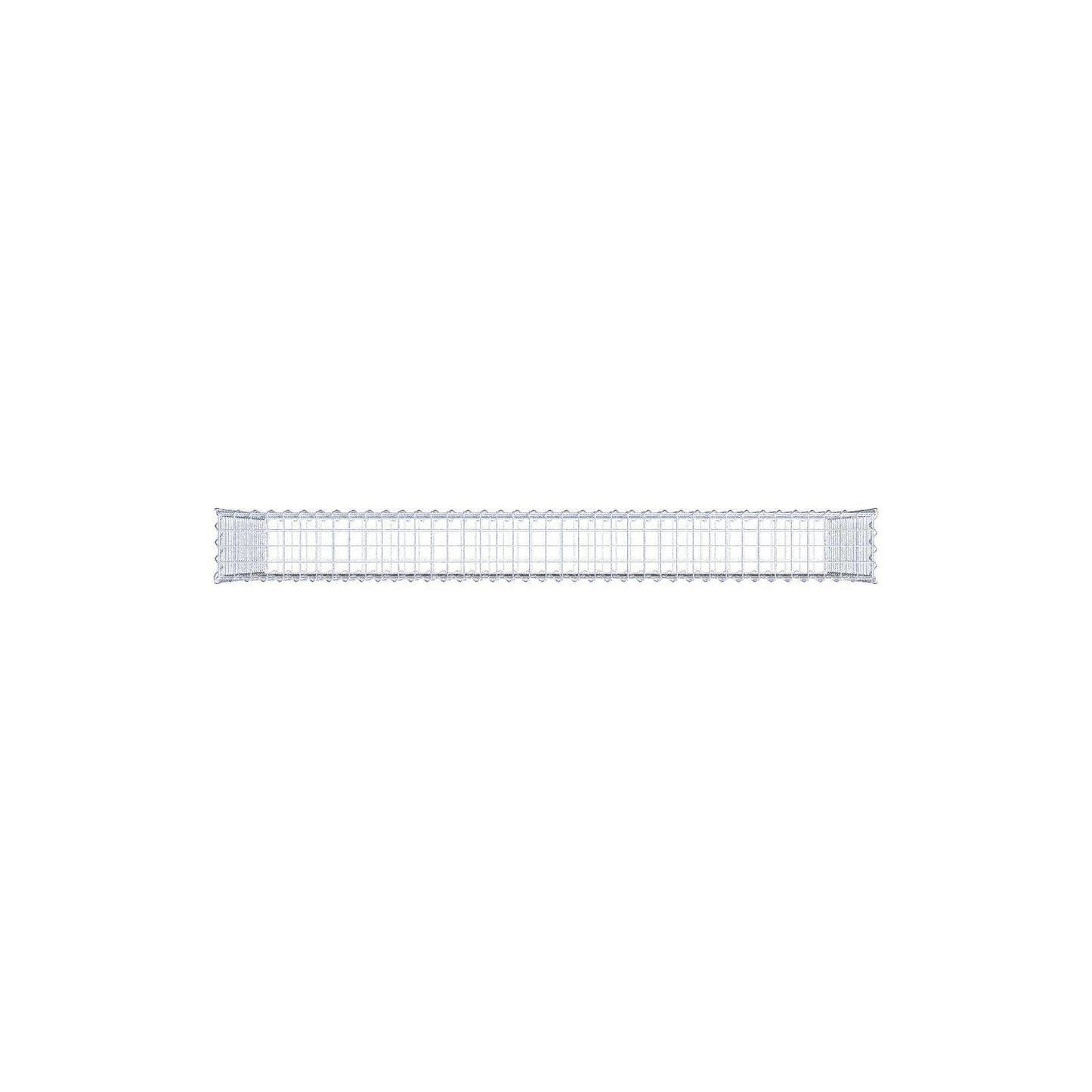Gabbione 200 cm x 100 cm x 20 cm (L x H x P), maglia 5 cm x 5 cm, spirale