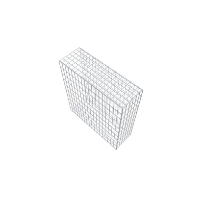 Anbaugabione Typ 2 100 cm x 90 cm x 30 cm, Maschenweite 5 cm x 10 cm, C-Ring