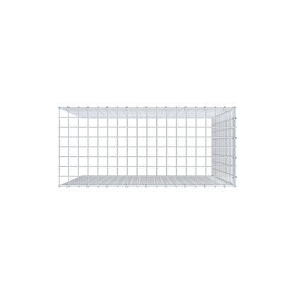 Gabião Tipo 4 100 cm x 90 cm x 40 cm (C x A x P), malhagem 5 cm x 5 cm, anel C