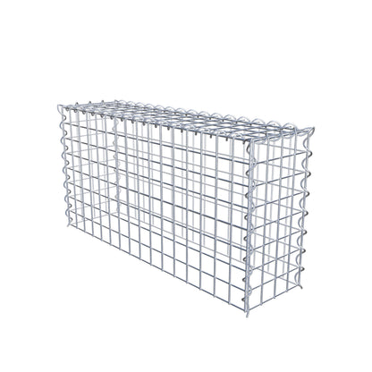 Anbaugabione Typ 3 80 cm x 40 cm x 20 cm (L x H x T), Maschenweite 5 cm x 5 cm, Spirale