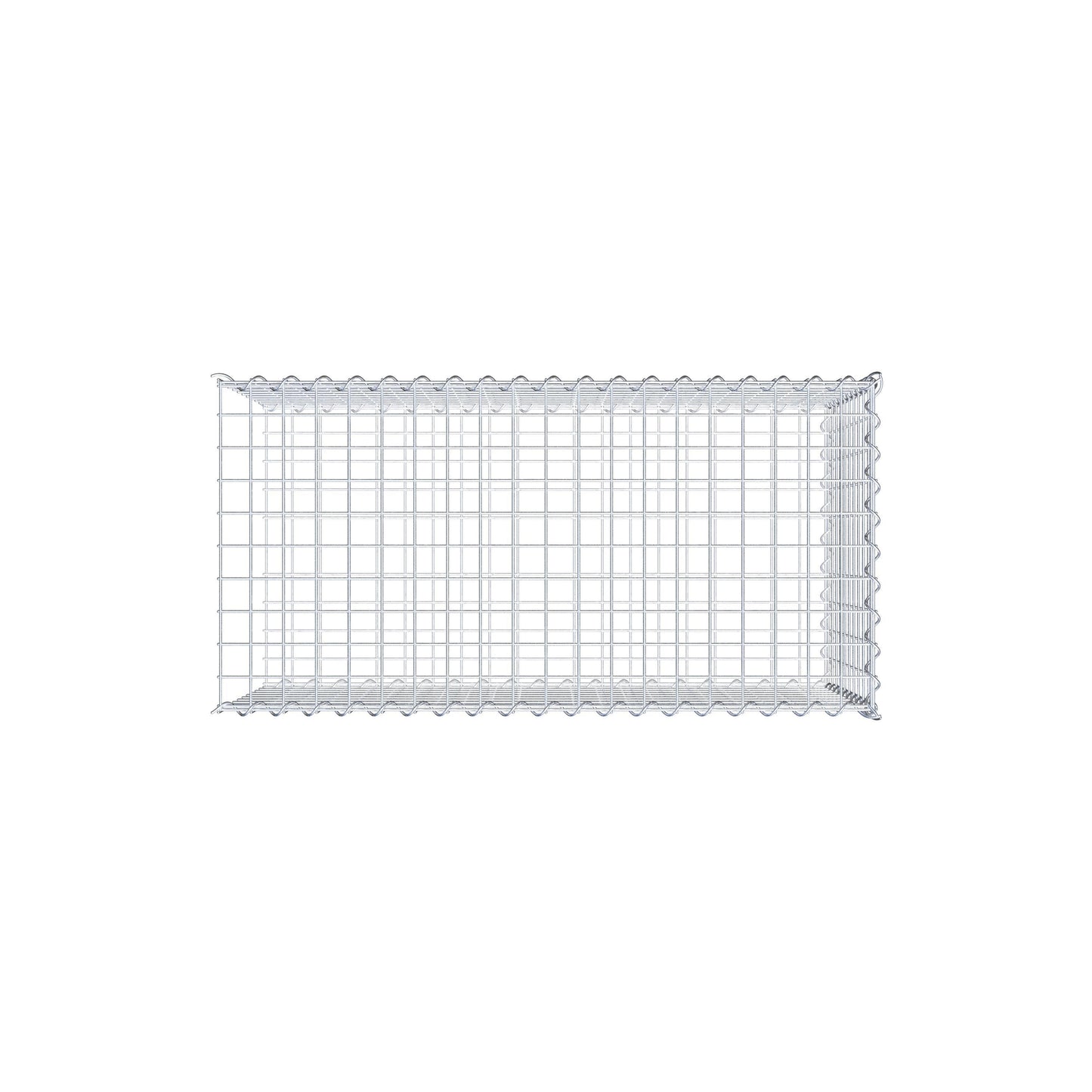 Gabbione aggiuntivo tipo 2 100 cm x 50 cm x 50 cm (L x A x P), dimensione maglia 5 cm x 5 cm, a spirale