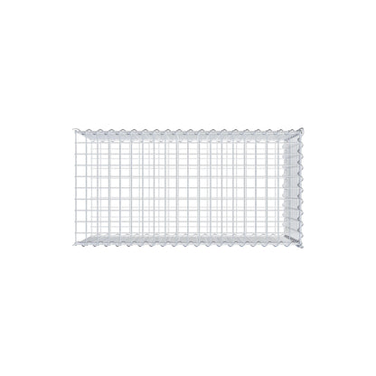 Gabbione aggiuntivo tipo 2 100 cm x 50 cm x 50 cm (L x A x P), dimensione maglia 5 cm x 5 cm, a spirale