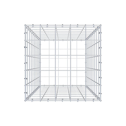 Gabione 100 cm x 50 cm x 50 cm (L x H x T), Maschenweite 10 cm x 10 cm, C-Ring