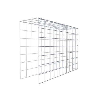 Monteret gabion type 4 100 cm x 70 cm x 30 cm (L x H x D), maskestørrelse 10 cm x 10 cm, C-ring