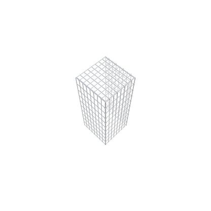 Anbaugabione Typ 4 100 cm x 40 cm x 40 cm (L x H x T), Maschenweite 5 cm x 10 cm, C-Ring