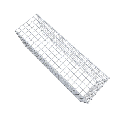 Opzetpaal type 4 100 cm x 40 cm x 30 cm (L x H x D), maaswijdte 5 cm x 5 cm, C-ring