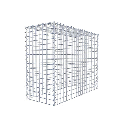 Anbaugabione Typ 3 100 cm x 80 cm x 40 cm (L x H x T), Maschenweite 5 cm x 5 cm, Spirale