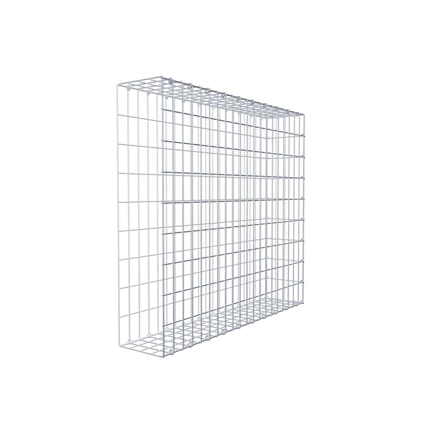 Anbaugabione Typ 2 100 cm x 90 cm x 20 cm, Maschenweite 5 cm x 10 cm, C-Ring