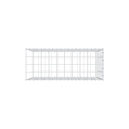 Gabião Tipo 2 100 cm x 60 cm x 40 cm (C x A x P), malhagem 10 cm x 10 cm, anel C