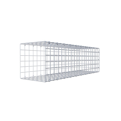 Monteret gabion type 2 100 cm x 30 cm x 30 cm (L x H x D), maskestørrelse 5 cm x 5 cm, C-ring