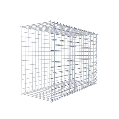 Opvokset gabion type 2 100 cm x 70 cm x 40 cm (L x H x D), maskestørrelse 5 cm x 5 cm, spiral