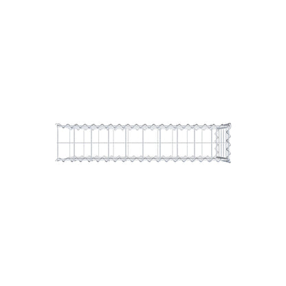 Opvokset gabion type 2 100 cm x 50 cm x 20 cm (L x H x D), maskestørrelse 10 cm x 10 cm, spiral