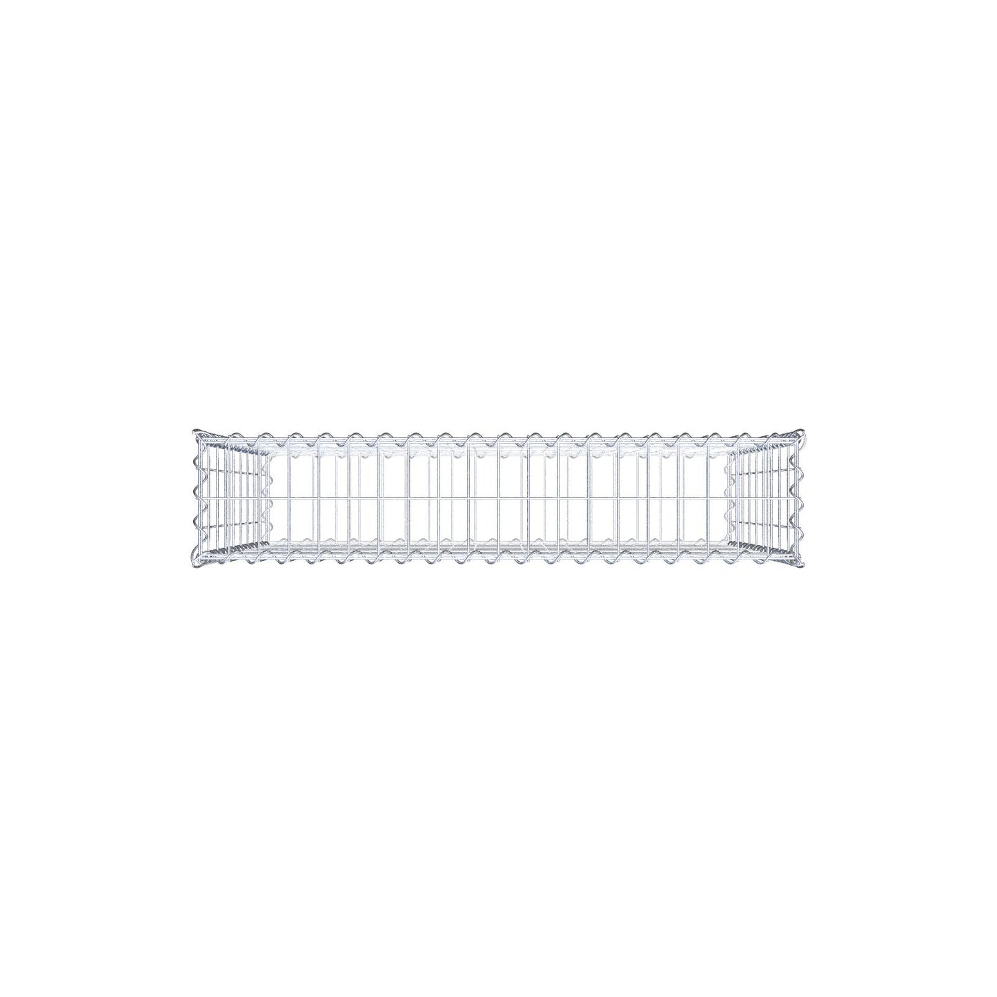 Gabion 100 cm x 90 cm x 20 cm (L x H x P), mailles 5 cm x 10 cm, spirale