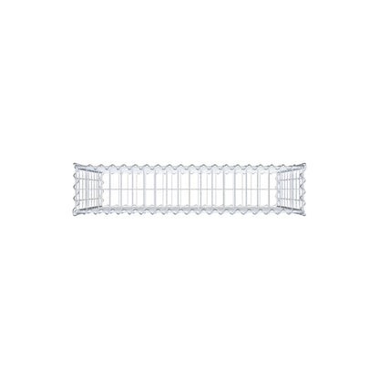Gabion 100 cm x 90 cm x 20 cm (L x H x P), mailles 5 cm x 10 cm, spirale