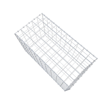 Gabione 100 cm x 60 cm x 50 cm (L x H x T), Maschenweite 10 cm x 10 cm, C-Ring