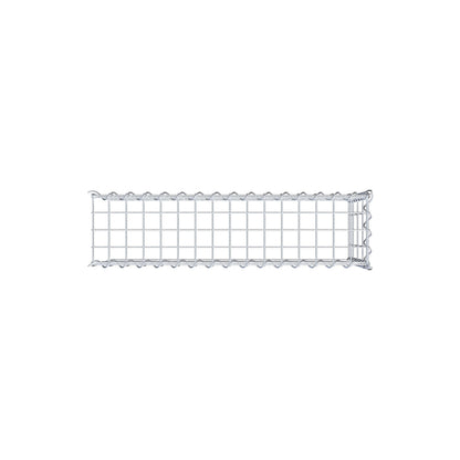 Gabbione aggiuntivo tipo 4 80 cm x 40 cm x 20 cm (L x H x P), dimensione maglia 5 cm x 10 cm, a spirale