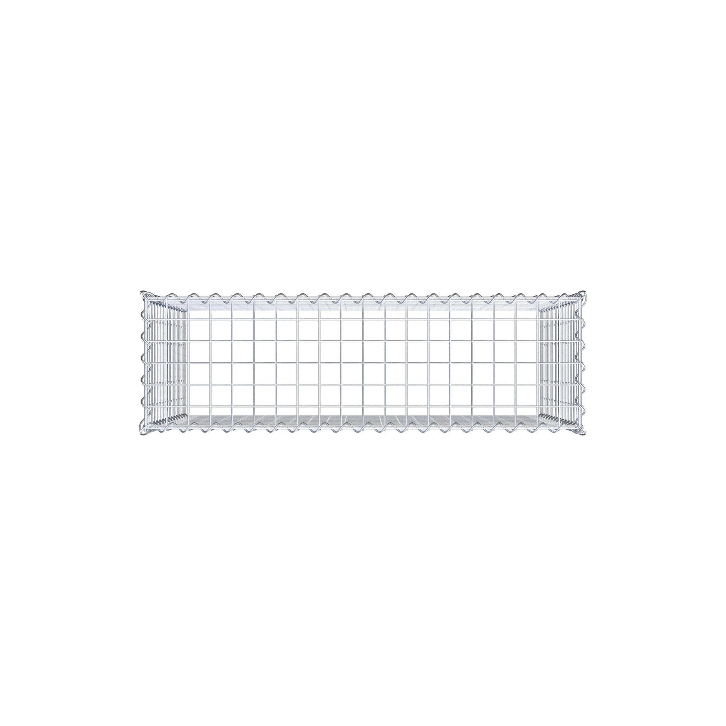 Anbaugabione Typ 3 100 cm x 70 cm x 30 cm (L x H x T), Maschenweite 5 cm x 5 cm, Spirale