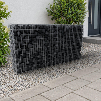 Gabion 200 cm x 100 cm x 30 cm (L x H x P), mailles 5 cm x 10 cm, spirale